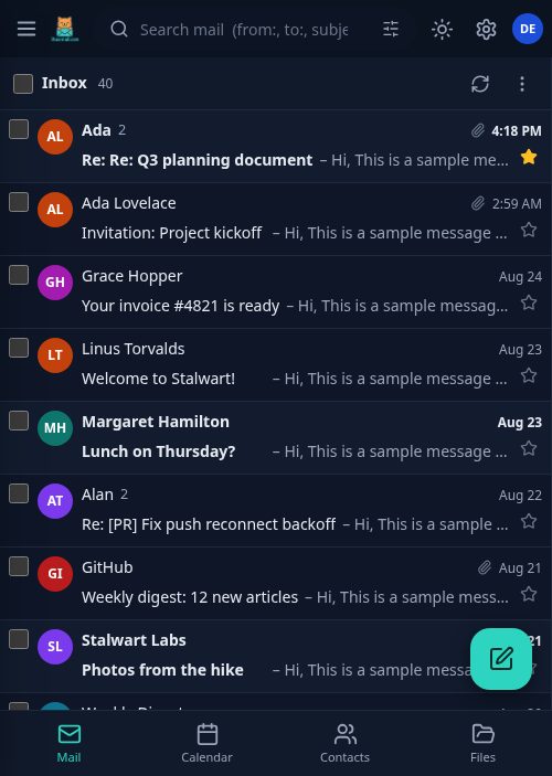 ihasmail on a phone